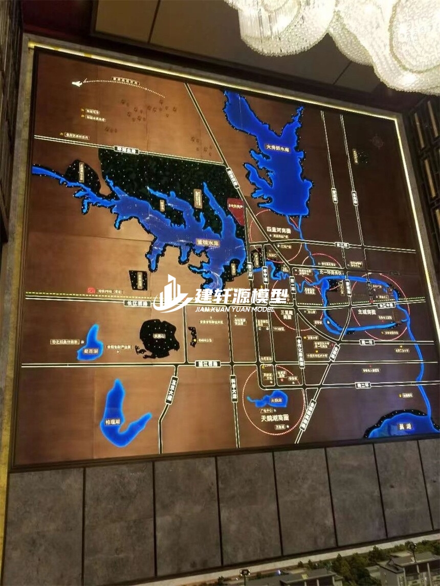 沁源区域壁挂模型制作